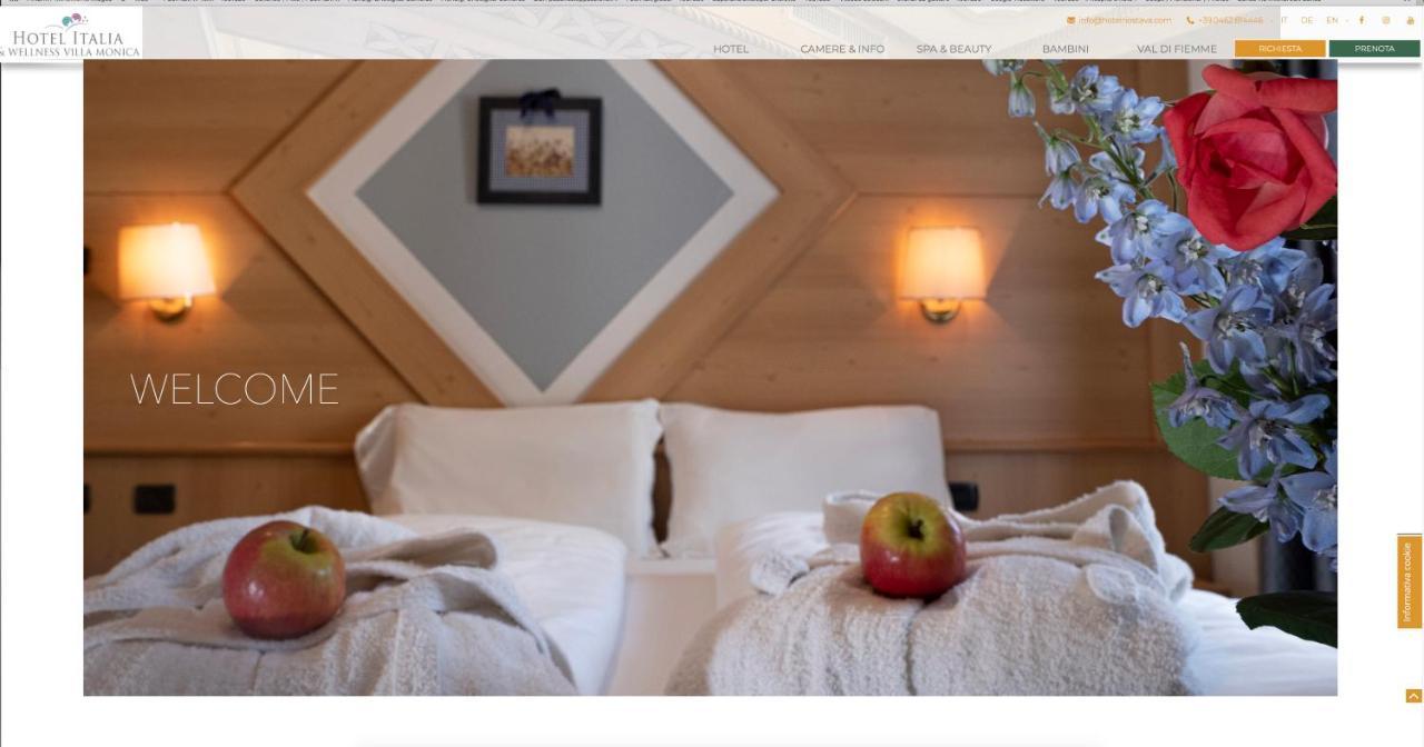 Hotel Italia Castello-Molina di Fiemme Dış mekan fotoğraf