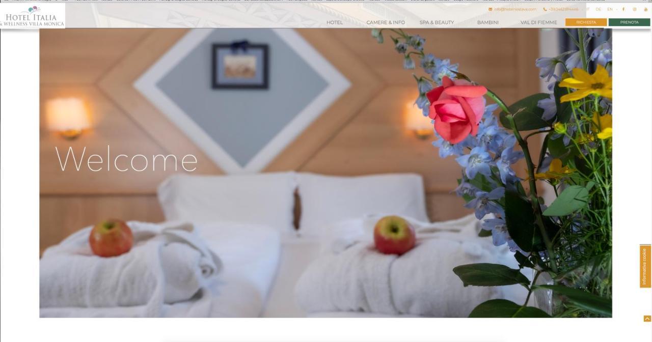 Hotel Italia Castello-Molina di Fiemme Dış mekan fotoğraf