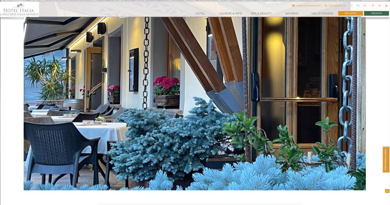 Hotel Italia Castello-Molina di Fiemme Dış mekan fotoğraf